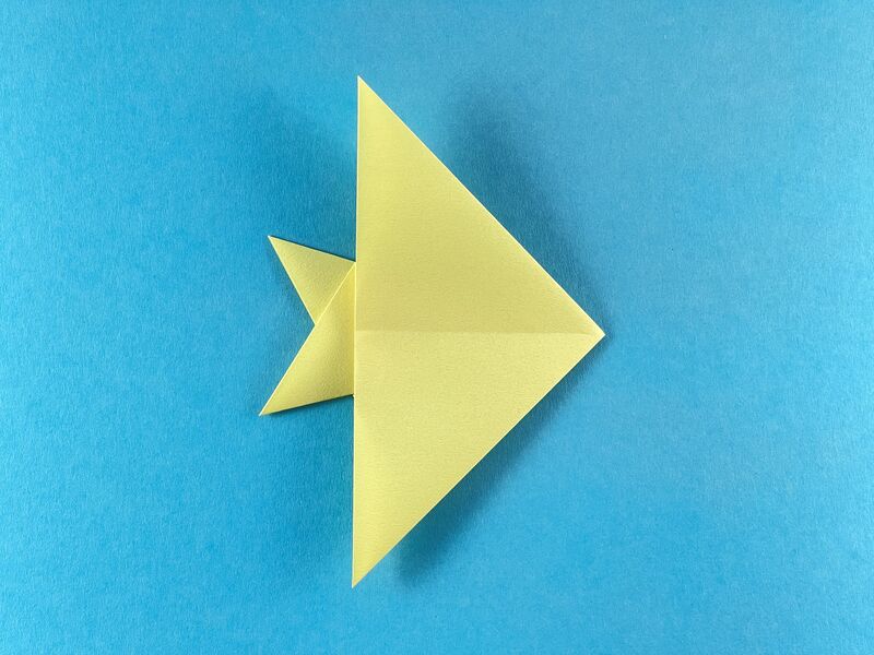 Origami Kaiserfisch aus Washi