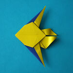 Origami Segelflosser aus Duocolor Papier