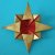Origami Kristallstern aus doppelseitig gefärbtem Papier