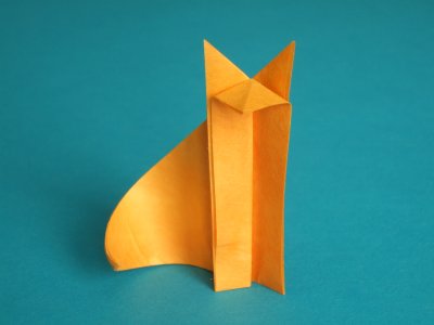 Origami Fuchs aus Washi
