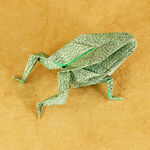 Origami Frosch