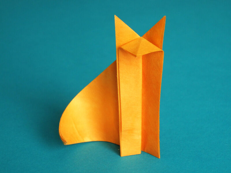 Origami Fuchs aus Washi