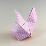Origami Häschen aus Papier