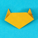 Origami Katzenkopf