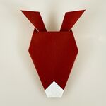 Origami Pferd mit Mehlmaul