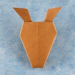 Origami Pferdekopf