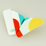 Origami Schmetterling aus einer Visitenkarte