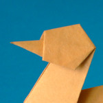 Ente Origami Ente aus Washi