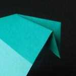Origami Kanarienvogel aus Duocolor Papier