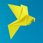 Origami Friedenstaube