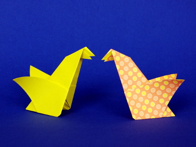 Origami Wasservogel